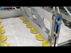 6 lijn Petri Dish Filling Machine die voor 90mm Schotels met Opvolgende Systeem vullen